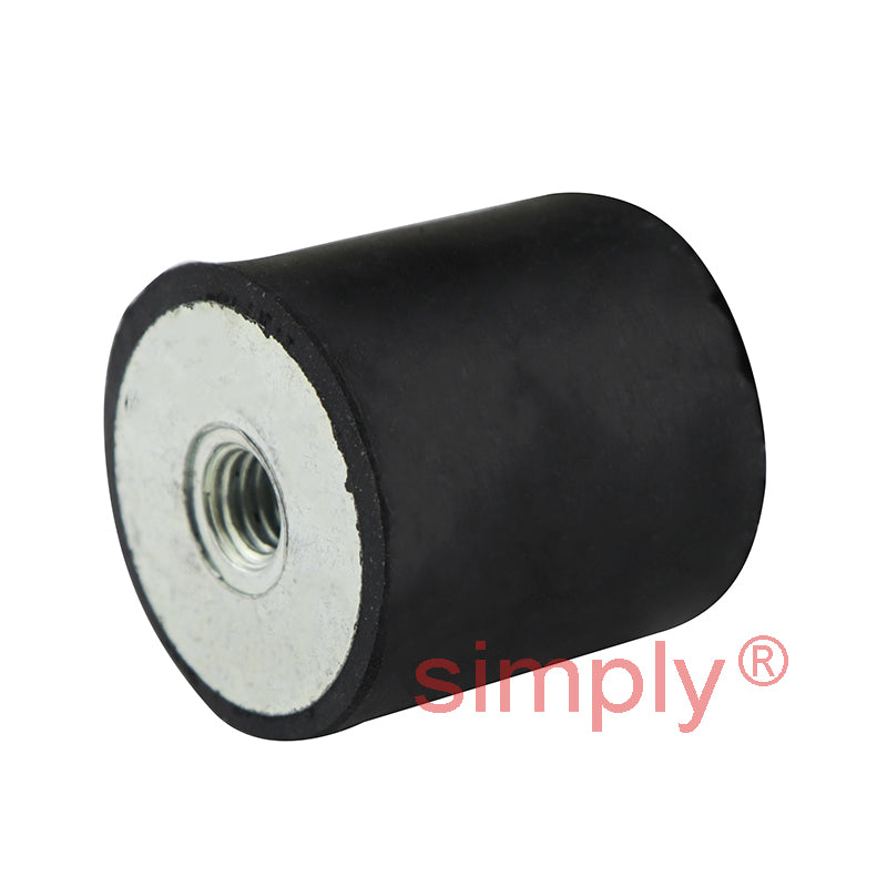 High-Performance Female/Female Anti-Vibration Bobbin 40x40mm M8 Threads