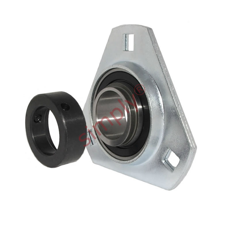 SKF PFD30FM Pressed Steel Triangular Housing with Eccentric Locking Collar 30mm Insert 