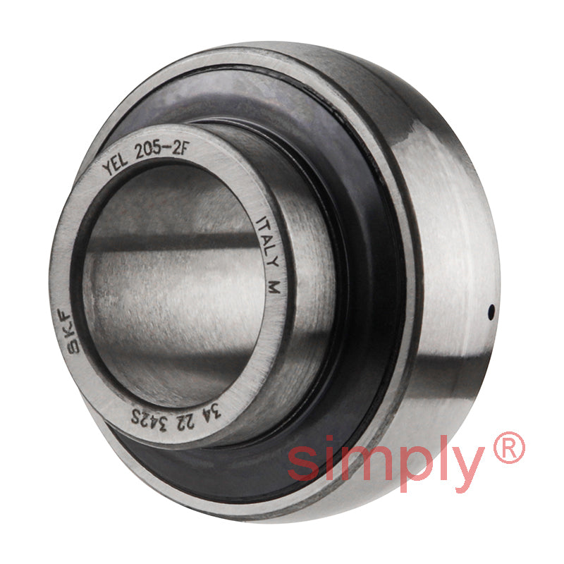 SKF YEL205-2F Eccentric Locking Collar Bearing Insert with 25mm Bore 52mm Outside Diameter