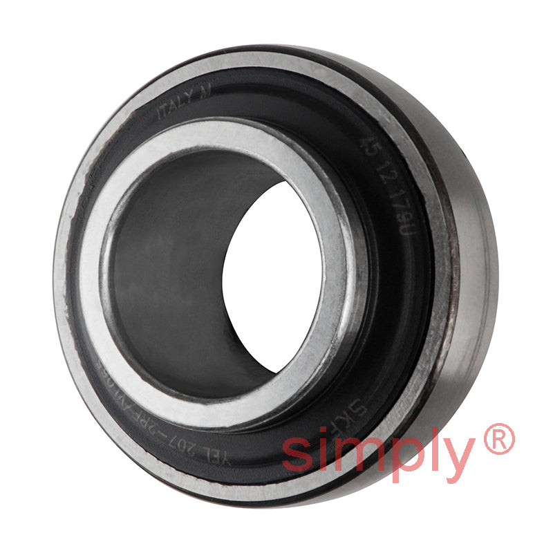 SKF YEL207-2RF/VL065 Eccentric Locking Collar Bearing Insert with 35mm Bore 72mm Outside Diameter