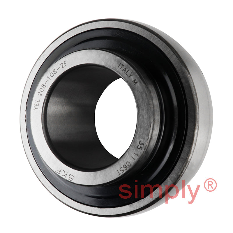 SKF YEL208-108-2F Eccentric Locking Collar Type Bearing Insert 1-1/2 inch Bore 80mm Outside Diameter