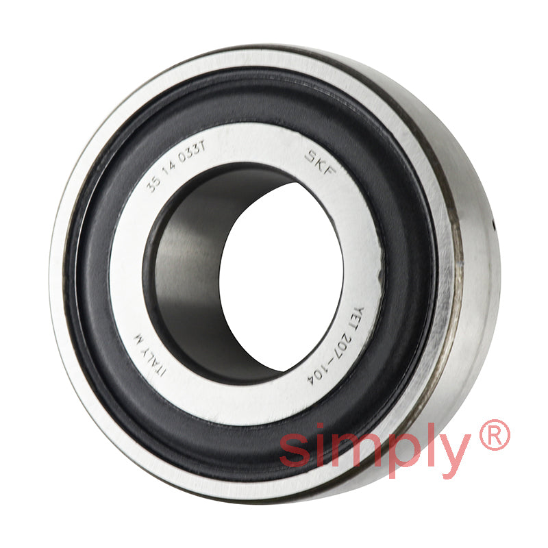 SKF YET207-104 Eccentric Locking Collar Type Bearing Insert 1-1/4 inch Bore 72mm Outside Diameter
