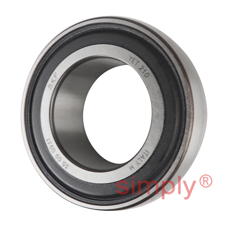 SKF YET210 Eccentric Locking Collar Bearing Insert with 50mm Bore 90mm Outside Diameter
