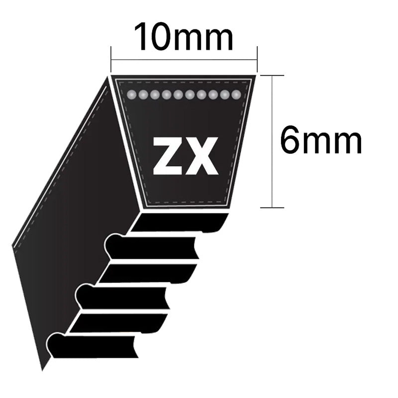 ZX54 Major Brand Torque Flex Narrow Profile Cogged V-Belt